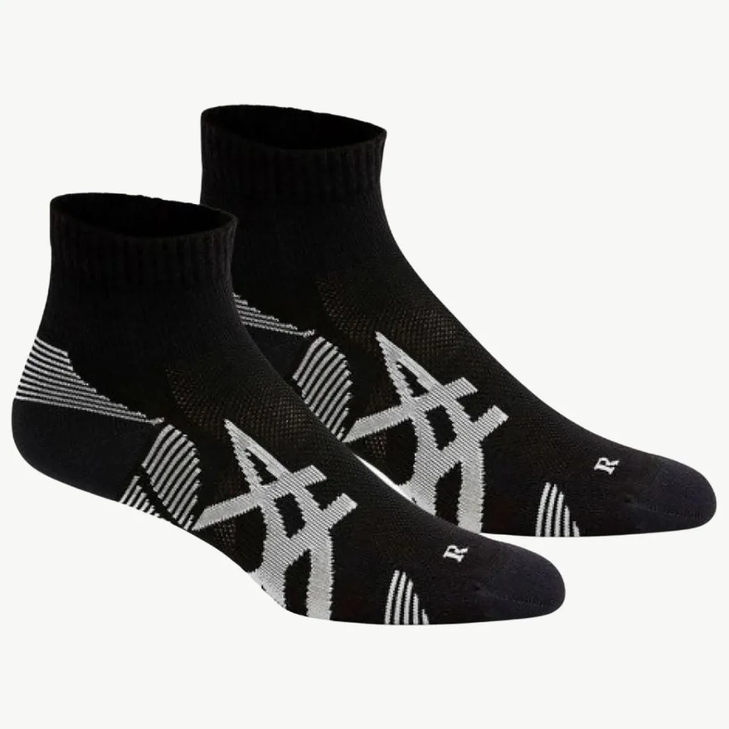 asics 2PPK Cushion Run Unisex Quarter Socks