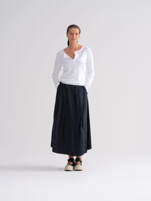 KristenseN Du Nord Cotton Skirt in Navy