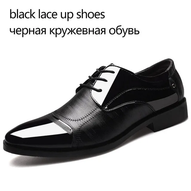 Leather Oxfords Men Shoes