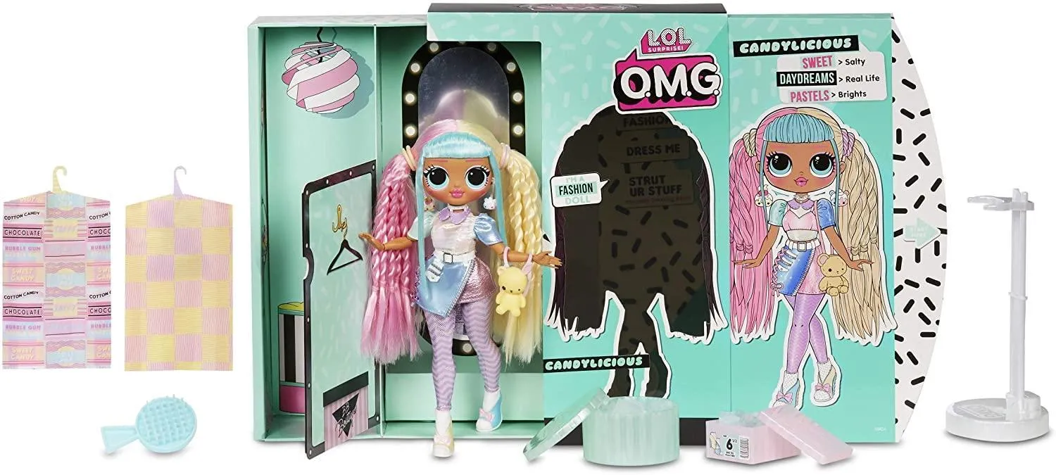 L.O.L. Surprise! O.M.G. Candylicious Fashion Doll with 20 Surprises