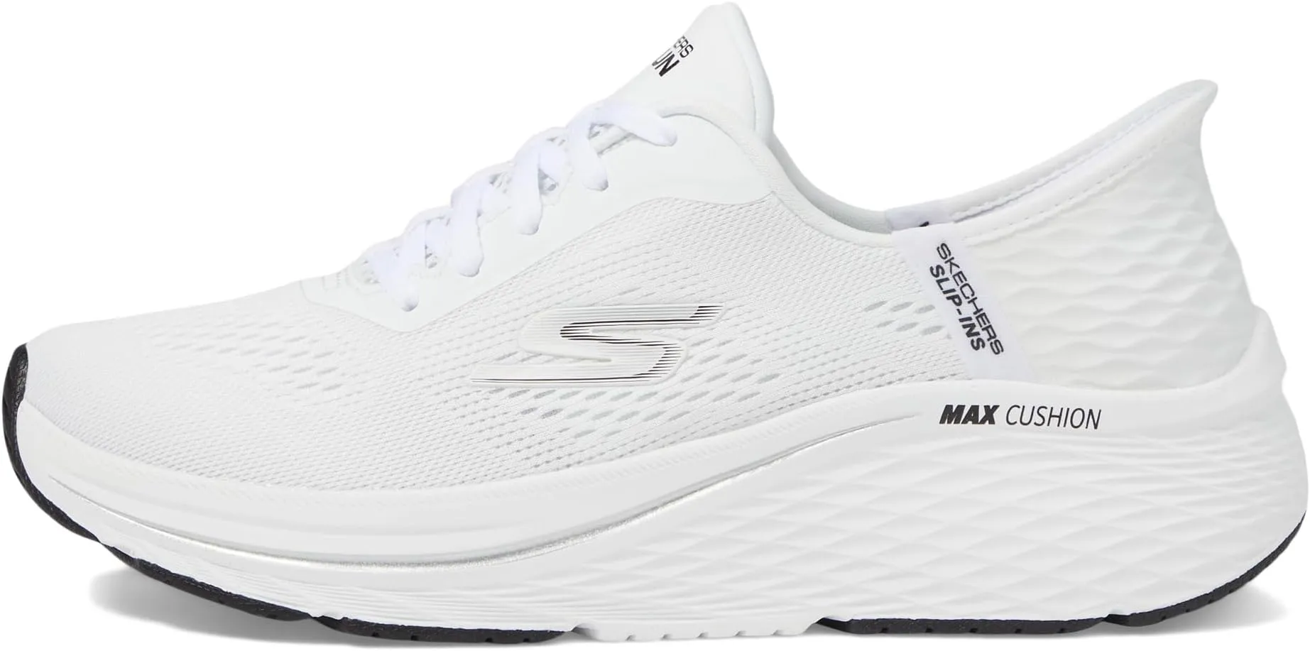 Max Cushioning Elite 2.0 Vanish Hands Free Slip-Ins SKECHERS, White/Black