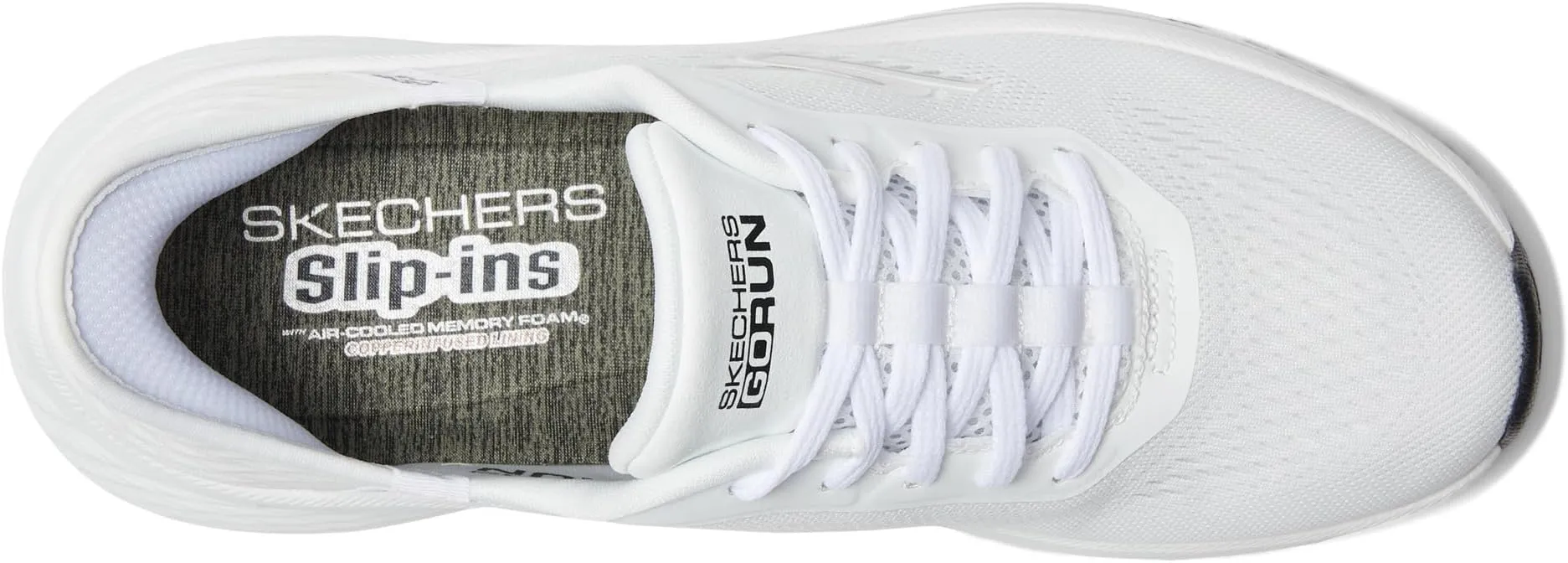 Max Cushioning Elite 2.0 Vanish Hands Free Slip-Ins SKECHERS, White/Black