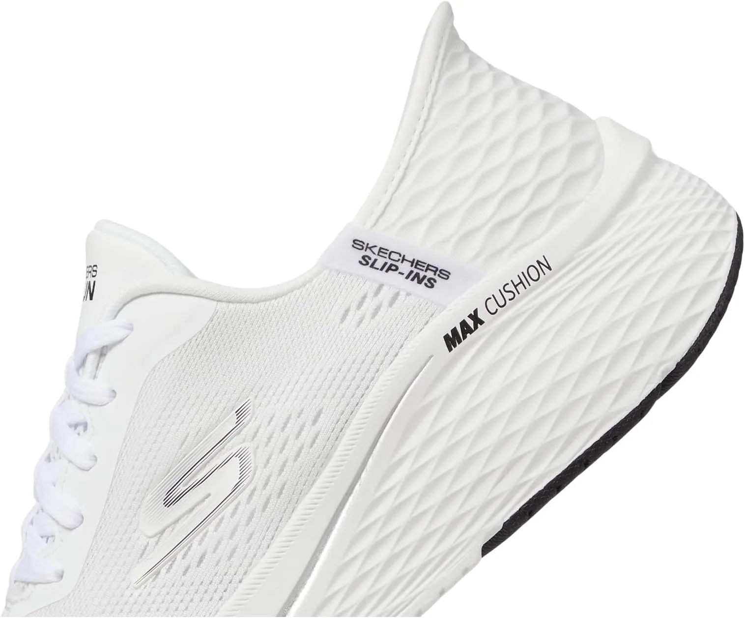 Max Cushioning Elite 2.0 Vanish Hands Free Slip-Ins SKECHERS, White/Black