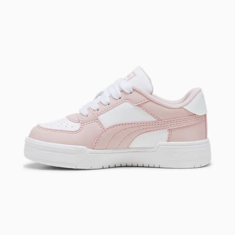 PUMA KID'S CA PRO CLASSIC  WHITE/PINK SNEAKER SHOES