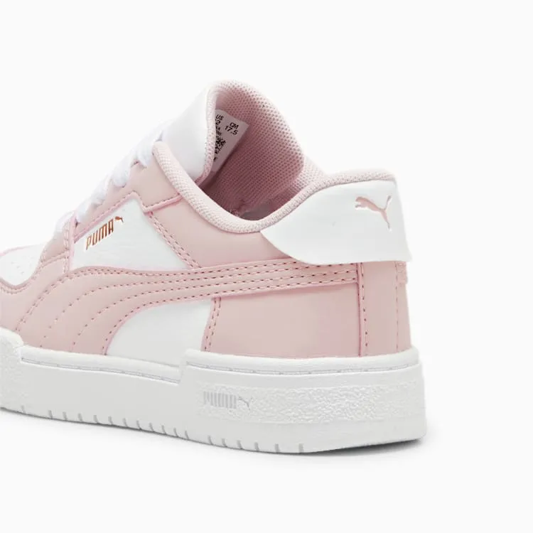 PUMA KID'S CA PRO CLASSIC  WHITE/PINK SNEAKER SHOES