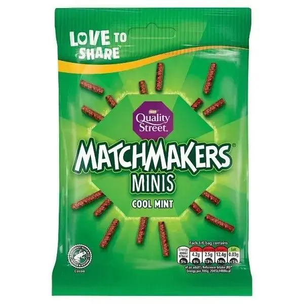 Quality Street Matchmakers Cool Mint Chocolate Box