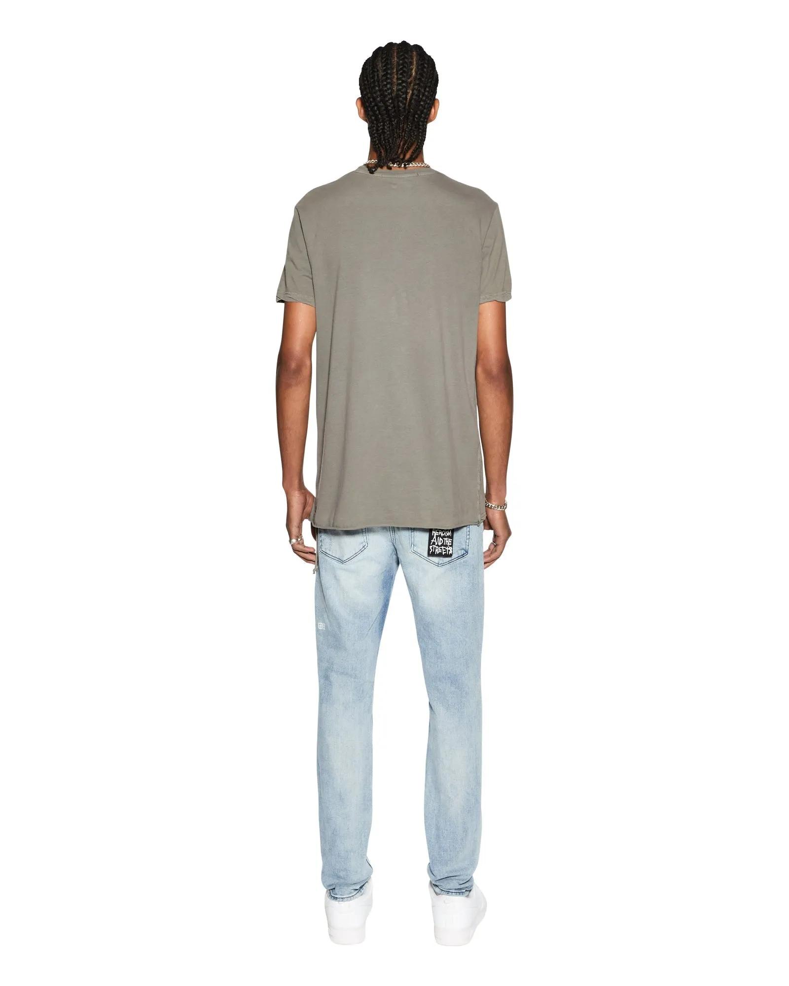 SEEING LINES SS TEE VINTAGE GREY