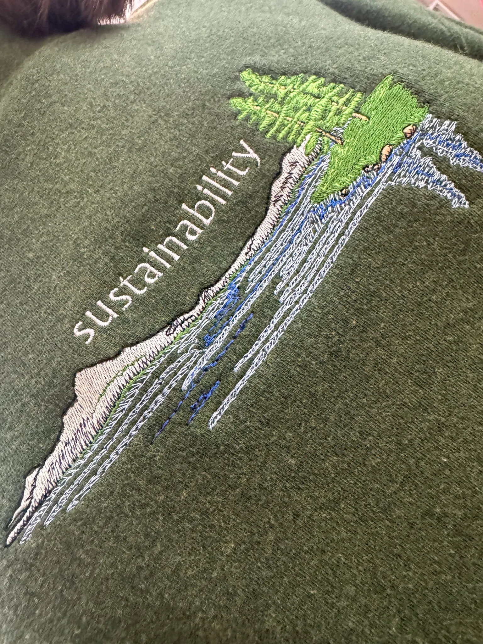 Sustainability Green Turtleneck Long Sleeve XL