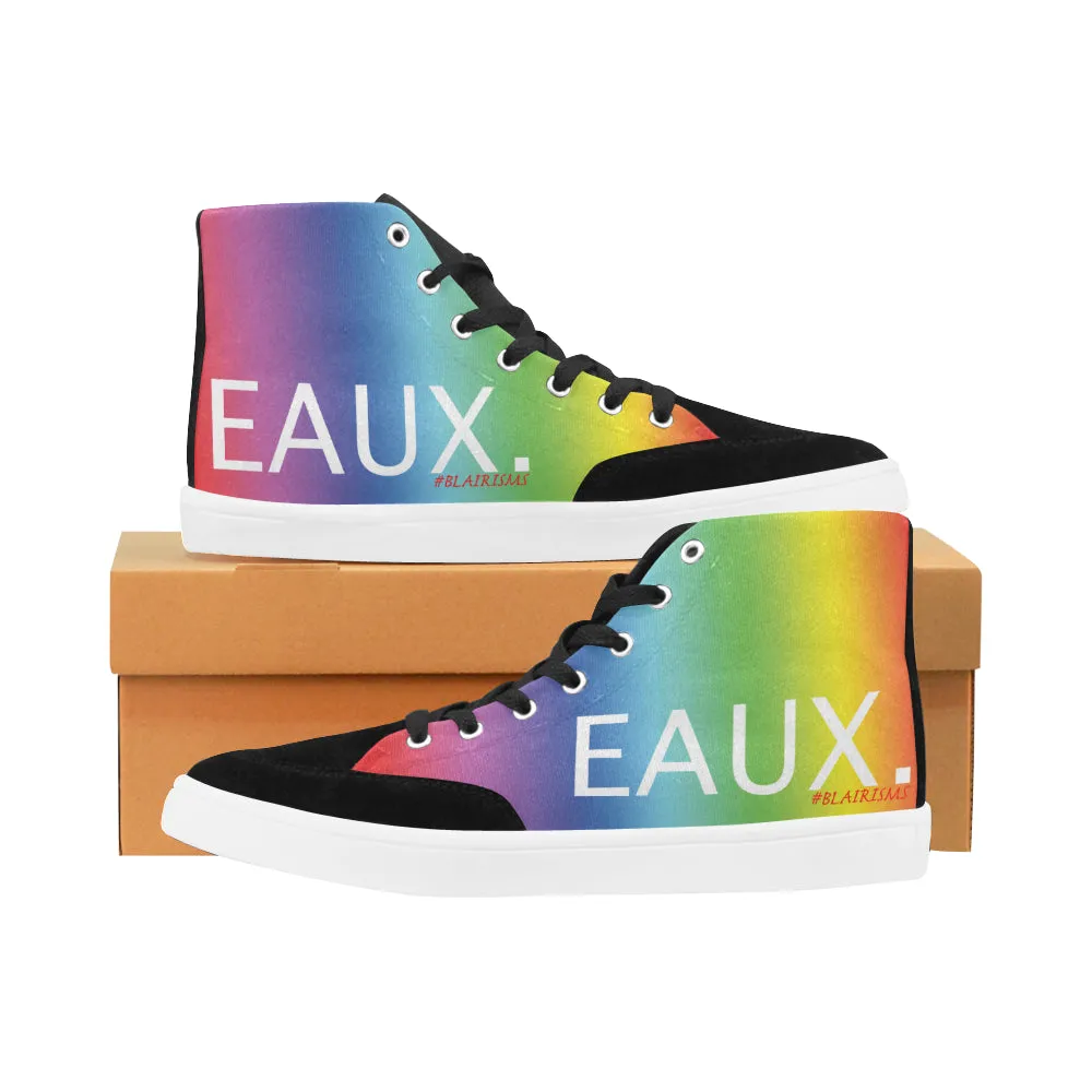 WHITE EAUX. WOMEN'S HI-TOP SHOES