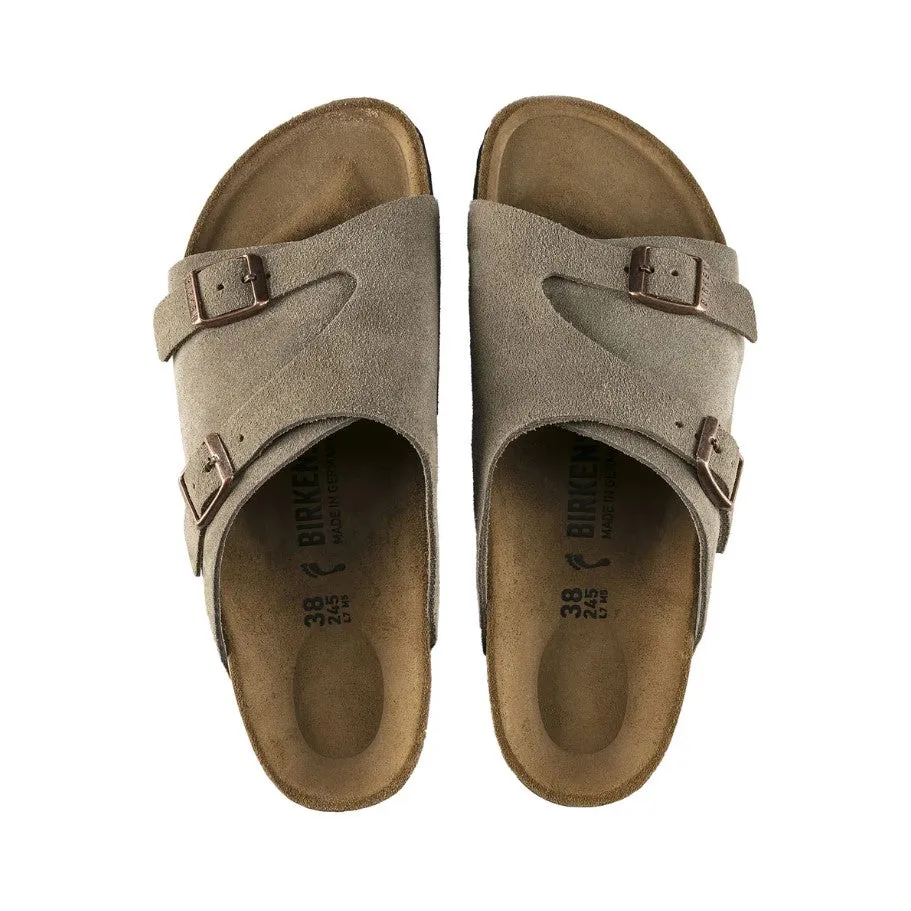 Zurich Suede Leather Taupe Regular
