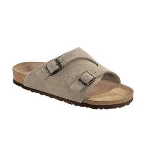 Zurich Suede Leather Taupe Regular